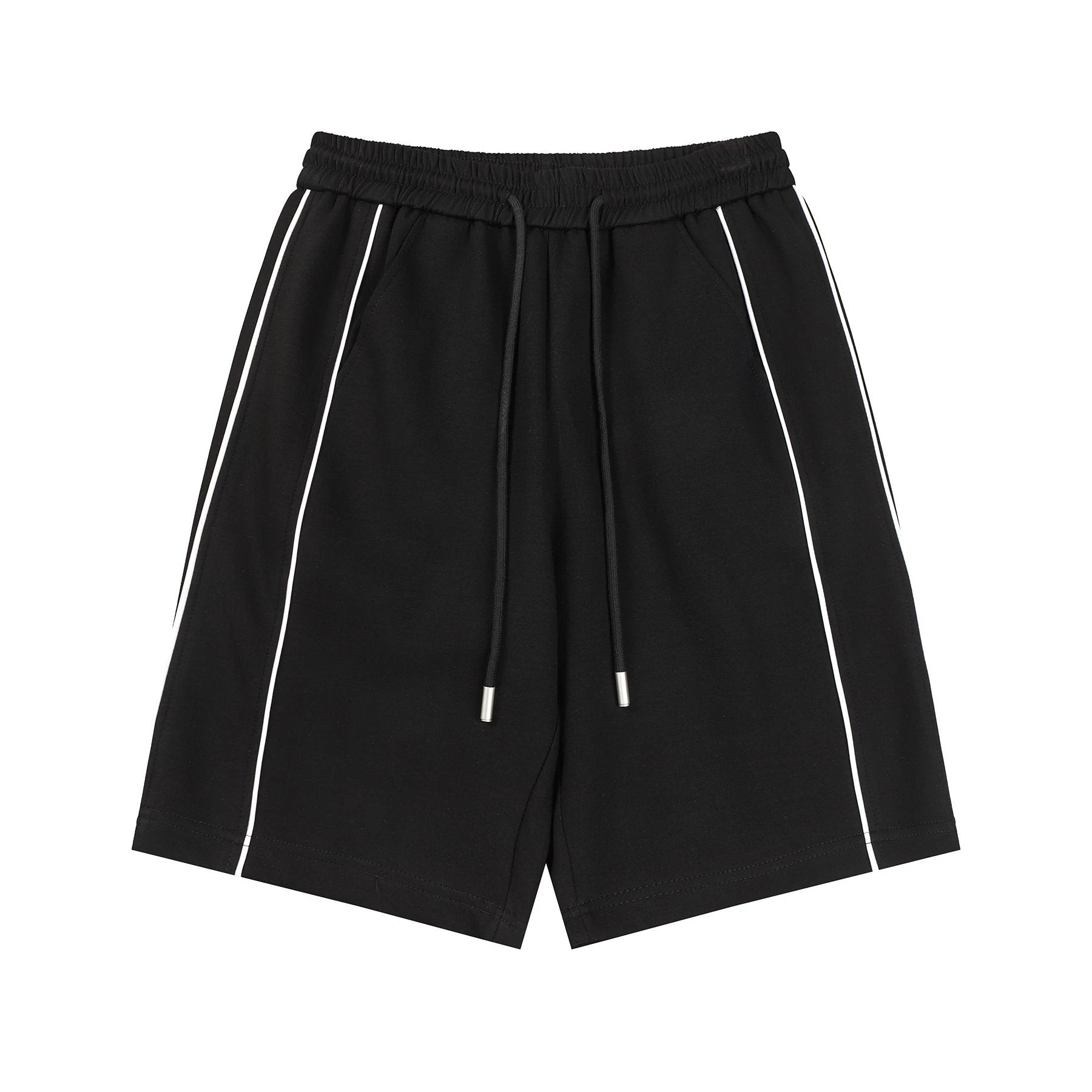 Balenciaga Shorts Double B Embroidery logo Five-point Shorts25ss New Drawstring Casual Summer Pants5Two-in-One Casual Sweatpants for Men and Women, Pure Cotton Joggers