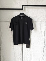 Arc'teryx T-shirt Front Double Label Print logo round Neck Short Sleeve25ss New Pure Cotton Unisex Style T T-shirt OS Loose Fit Base Shirt Top Half Sleeve T-Shirt