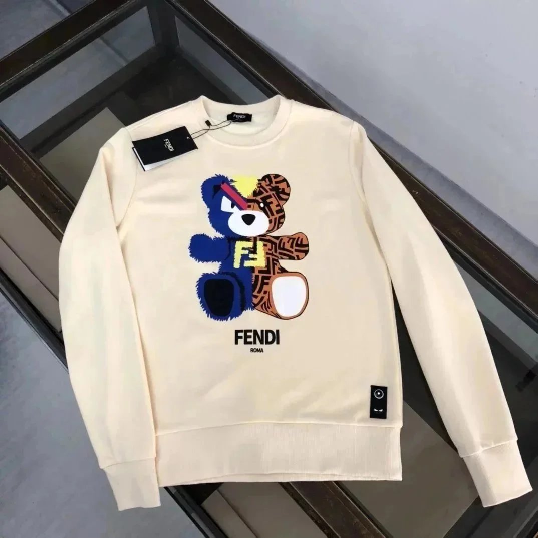 FENDI Hoodie Spring and Autumn Fashion All-Matching Sweater2