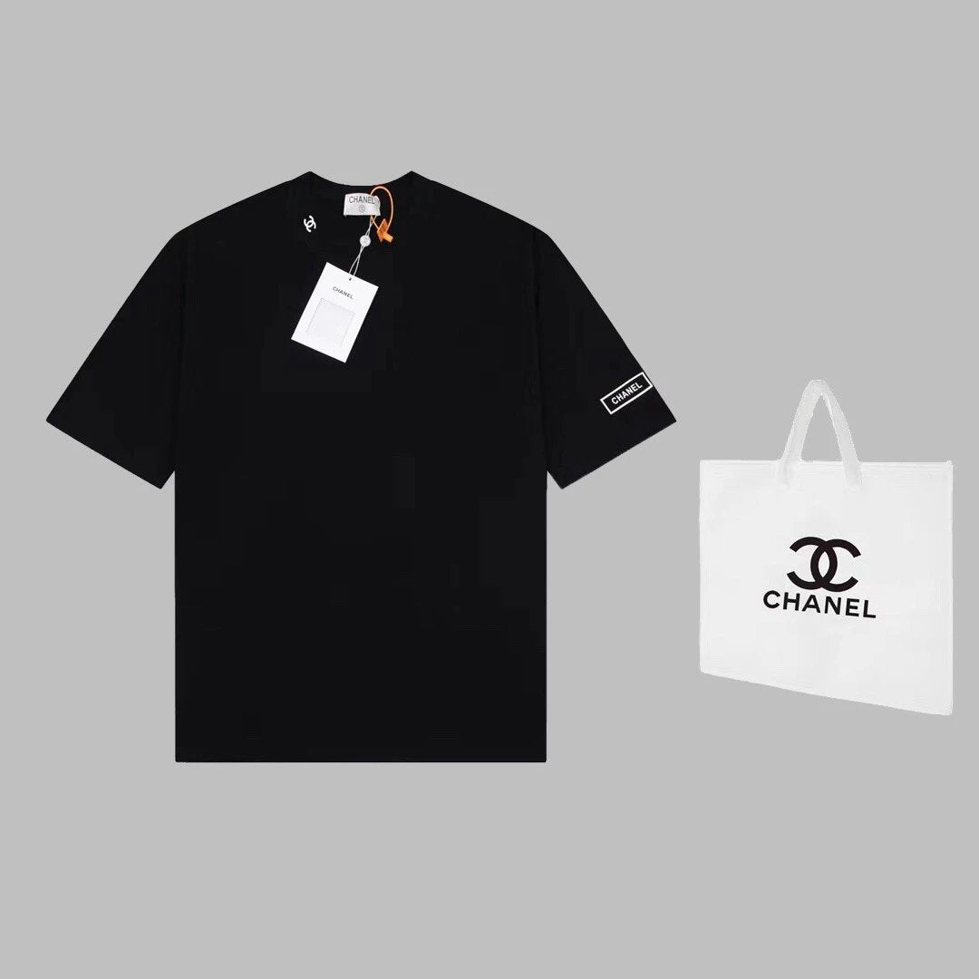 Chanel T-shirt Short Sleeve Three-Dimensional Embossed Short Sleeve T T-shirt
Fabric：Real Specifications280g100%Lamborghini in Pure Cotton Knitting，Binding Dyeing