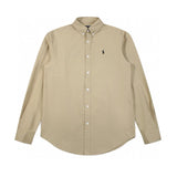 Ralph Lauren Shirt Top Version Standard Oxford Cloth Men's and Women's Same Classic Oxford Cloth Shirt Shirt