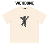 We11done T-shirt Top Spring and Summer New Large Letter Bullet Screen LOGO Simple Short Sleeve T T-shirt Loose Fashion Brand