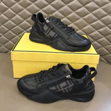 FENDI Shoes 2024New Sports Shoes Men's Color Matching Twill Letters Dad Shoes All-Match Lace-up Casual Shoes Men