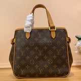 Louis Vuitton LV Women's Bag Top version Classic Presbyopic Mid-Ancient Pumpkin Bag Shoulder Tote Bag DELIGHTFUL Zhonggu Pumpkin Bag Vintage Bag Vegetable Basket Bag Tote Handbag M51154Presbyopic Large Size M51153M51156