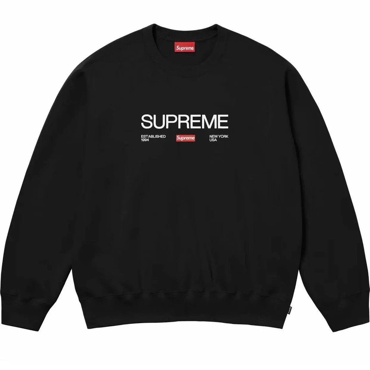 Supreme Hoodie Top Version1994Letters logo round Neck Pullover and Fleece Sweater Autumn and Winter Couple Style