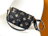Louis Vuitton LV Women's Bag Top version Super Original Leather2022New Baguette Bag Presbyopic Underarm Shoulder Messenger Bag
