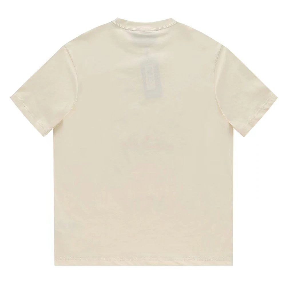 Gucci T-shirt Front Chest Rivets logo round Neck Short Sleeve25ss New Pure Cotton Unisex Style T T-shirt OS Loose Fit Base Shirt Top Half Sleeve T-Shirt
