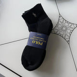 Ralph Lauren Sock Embroidered Socks Towel Bottom Classic Long Tube Casual Socks