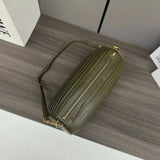 LOEWE Women's Bag Top version 【Original Quality】2024New Product BraceletPouch Pleated Tote Bracelet Bag Women's Bag Handbag Underarm Bag Clutch Shoulder Bag Pleated Napa Cowhide round Bag Luo Jia New Pen Holder Bag Chain Small Bag Shoulder Messenger Bag52