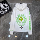 Chrome Hearts Hoodie Cross Hooded Sweater Loose Men's and Women's Zipper Hoodie