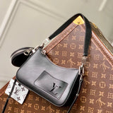 Louis Vuitton LV Women's Bag Top version 【Overseas Inspection-Free Edition】M21091M20999M20998Water Ripple Series MARELLINI Handbag Messenger Women's Bag Three-in-One Croissant Moon Bag Mahjong Bag Shoulder Bag Messenger Bag Handbag Hand Bag