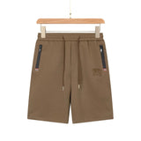 Burberry Shorts Front Knight Patch Embroidery logo Five-point Shorts25ss New Drawstring Casual Pants for Men and Women, Summer Style5Two-in-One Casual Sweatpants Pure Cotton Joggers