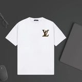 Louis Vuitton LV T-shirt Chest Letter Print logo round Neck Short Sleeve25ss New pure cotton T Unisex T-Shirt OS Loose Fit Base Shirt Top Half Sleeve T-Shirt