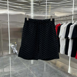 Balenciaga Shorts Full Print Double B Five-point Shorts25ss New Drawstring Casual Summer Pants5Two-in-One Casual Sweatpants for Men and Women, Pure Cotton Joggers