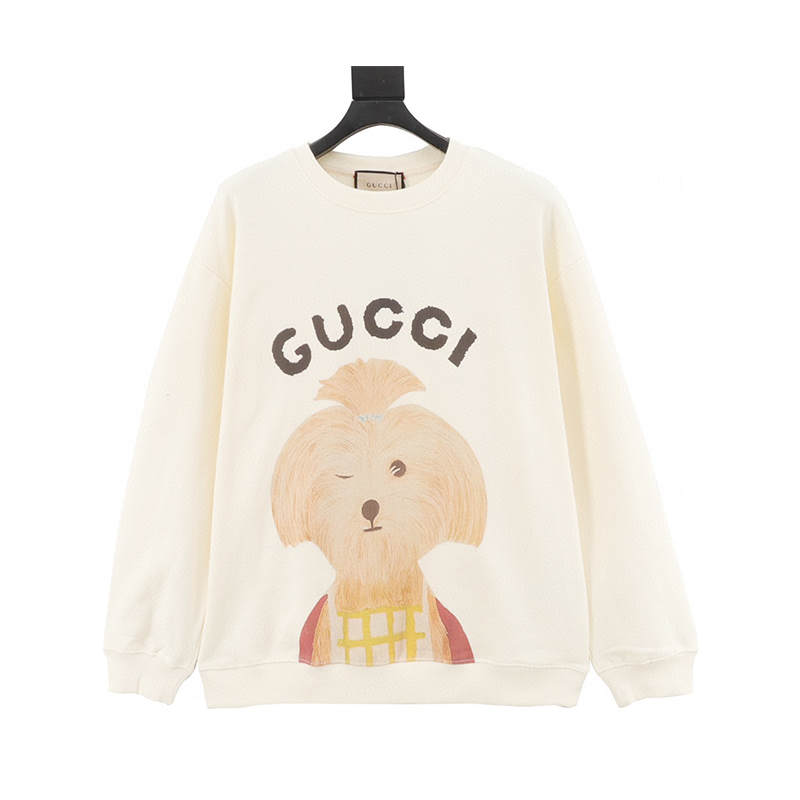 Gucci Hoodie Fun Cartoon Series Printed Crew Neck Sweatshirt Men and Women Same Style