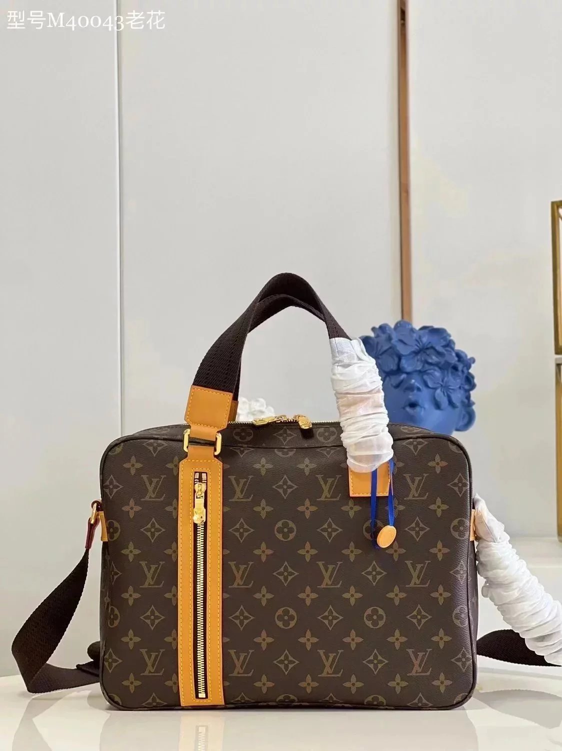 Louis Vuitton LV briefcase Top version 【Duty-Free Store Inspection-Free Version】M40043Medieval Series Briefcase SACBOSPHORE Men's and Women's Same Tote Shoulder Bag Messenger Bag Computer Bag Material Bag Lawyer Bag Travel Bag Men's Bag Business Casual Ba