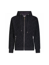 Dior Jackets Presbyopic Full Print Towel Embroidery Jacquard Stitching Presbyopic Hat Hooded Coat for Men and Women