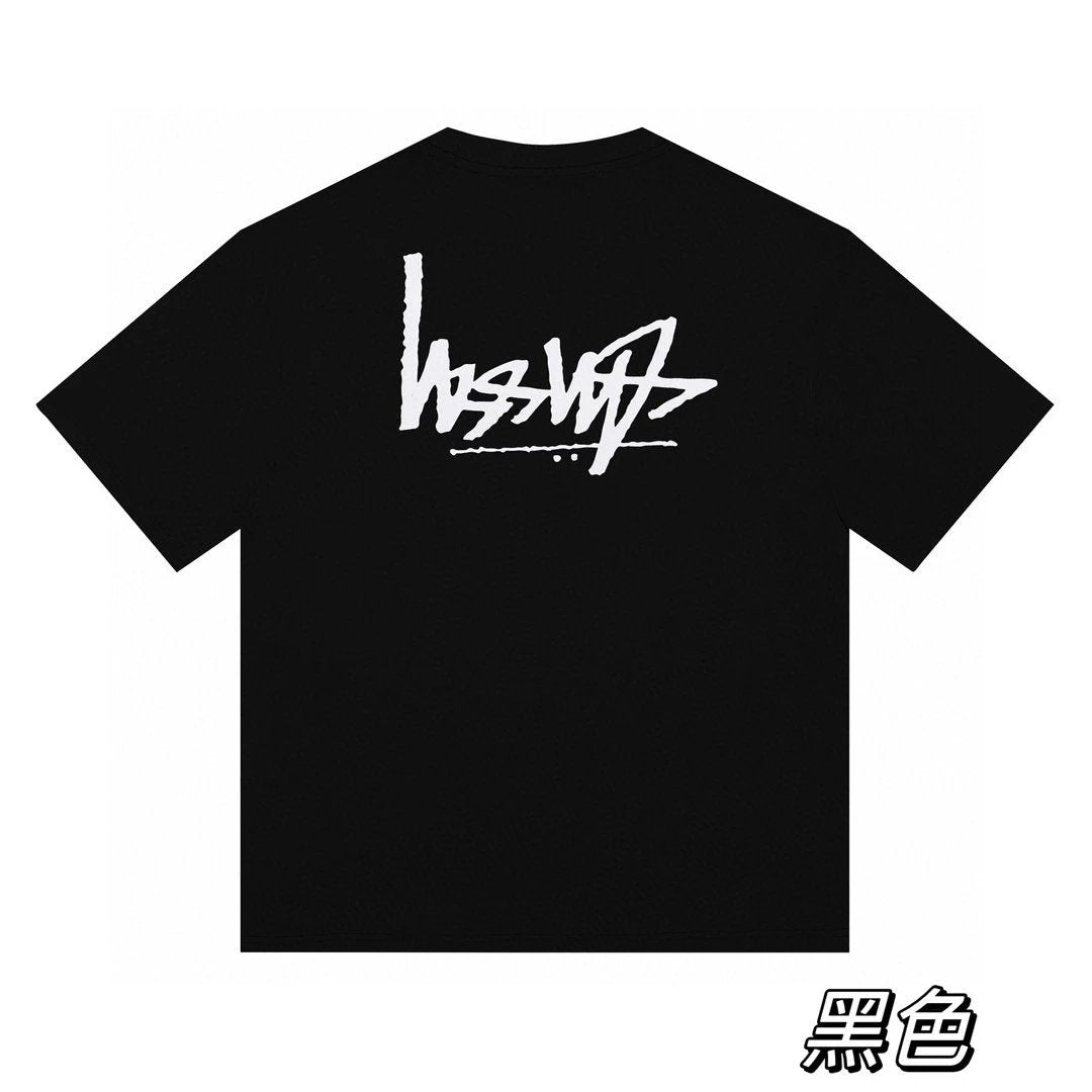 Stussy T-shirt Top Version Fashion Artwork Printed Short Sleeve T T-shirt for Men and Women23Spring New