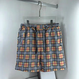 Burberry Shorts Classic Full Print Plaid Beach Shorts25ss New Five-Point Pants os Loose Quick-Dry Unisex Casual Trendy Brand Big Shorts5Pants