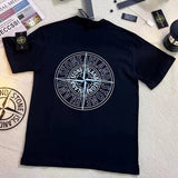 Stone Island T-shirt D54Summer Fashion Fashion Brand Short Sleeve-CY