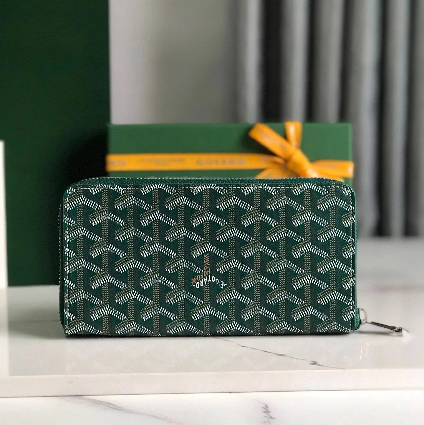 Goyard Bag Top version 【Super Original Leather】New Product MATIGNON Long Zip Wallet Handbag Card Holder Card Holder Contains12One Card Slot、Central Zipper Pocket and Two Large Storage Compartments、Cards Can Be Placed、Paper note、Coins and Other Daily Docum