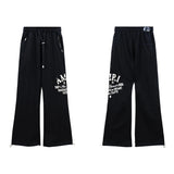 Amiri Sweatpants 2024Spring and Autumn New Embroidered Letter Printed Casual Trousers for Men and Women