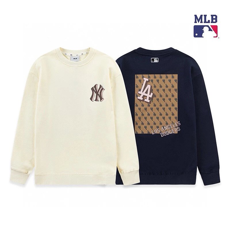 MLB Hoodie Top Version New Men's and Women's Same Style Casual Pullover Long Sleeve round Neck Top