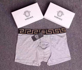 Versace Underwear Fashion Three Gift Box Men's Underwear Cotton Men's Flat Underwear Boxer Shorts