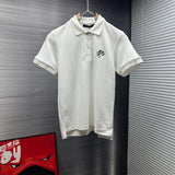 Louis Vuitton LV T-shirt Chest Chicken Letter logo Embroidery POLO Shirt Lapel Short Sleeve25ss New Unisex Summer Short Sleeve OS Loose T Business Half Sleeve Shirt Plus Size T-Shirt