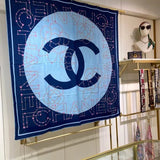 Chanel Square scarf New【Constellation Sign140】Cashmere Square Scarf