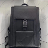 Dior Backpack Top version 【Original Order Customization】Presbyopic Canvas Saddle Backpack ObliqueNewbackpack Printed Letter Schoolbag Backpack Men's and Women's Bags