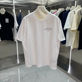 Dior T-shirt Backside Letter Print logo round Neck Short Sleeve25ss New pure cotton T Unisex T-Shirt OS Drop Shoulder Loose Fit Base Shirt Top T-Shirt Short Sleeve