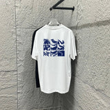 Arc'teryx T-shirt Backside Plaid Print logo round Neck Short Sleeve25ss New Pure Cotton Unisex Style T Casual T-Shirt Base Layer Shirt OS Loose Fit Half Sleeve Top Plus Size