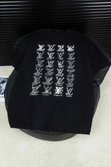 Louis Vuitton LV T-shirt Chest Letter Print logo round Neck Short Sleeve25ss New Pure Cotton Unisex Style T T-shirt OS Loose Fit Base Shirt Top Half Sleeve T-Shirt