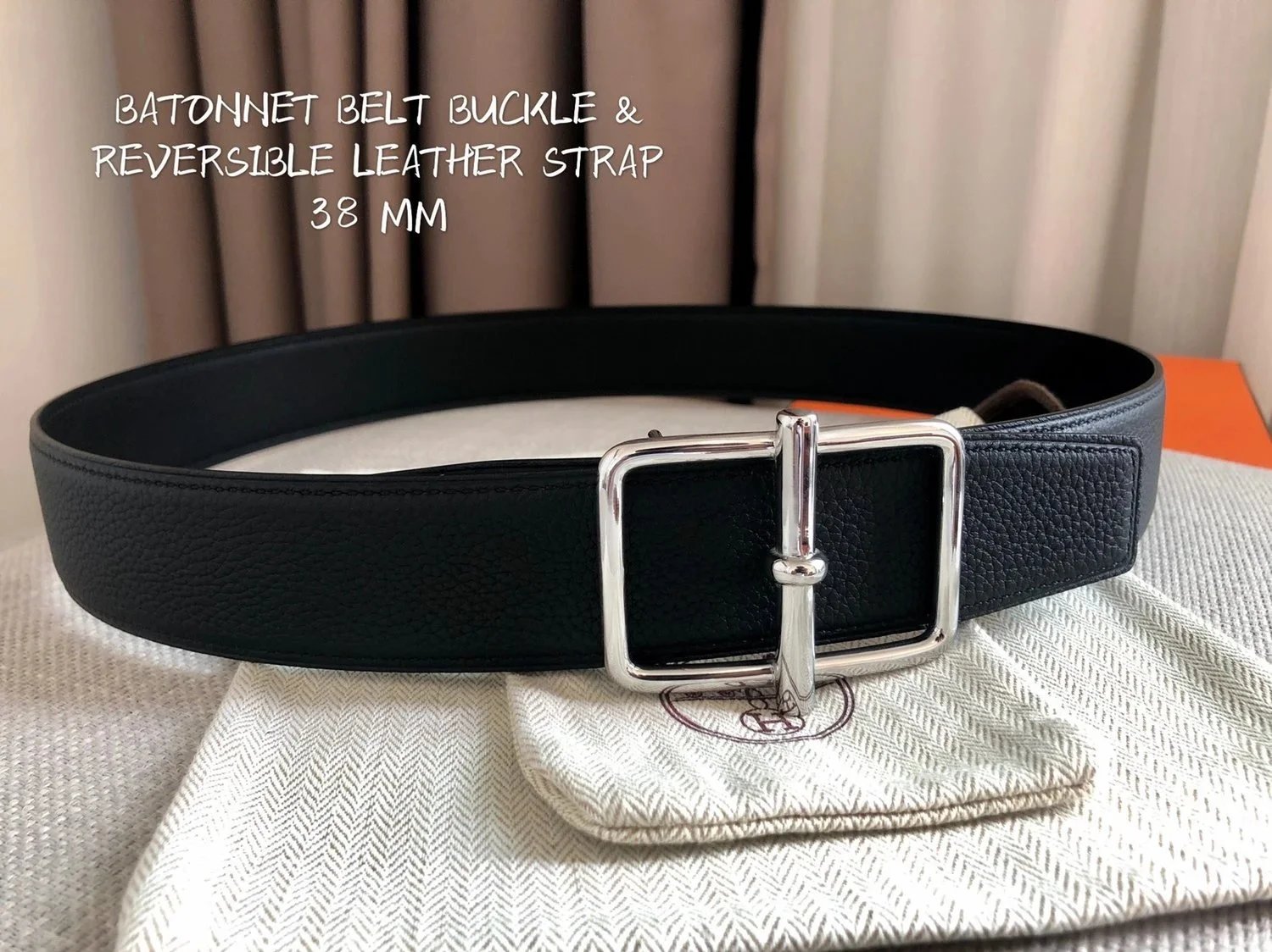 Hermes Belt Top version Double-Sided Head Layer Cowhide Leather Belt Women's Belt Men's Leather Belt Leather Belt for Men and Women h Home Belt3.8cm