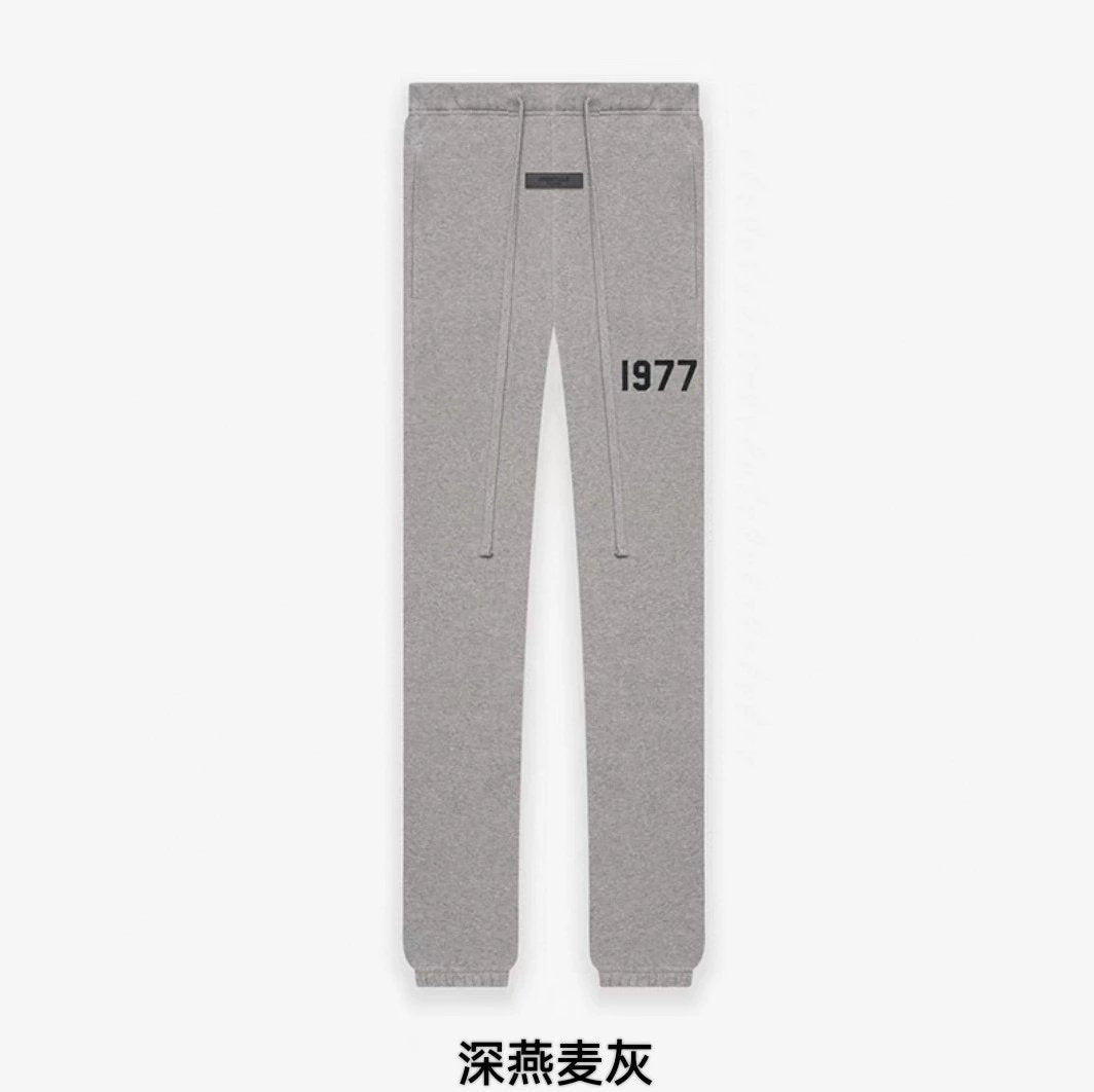 ESSENTIALS Sweatpants Top Version22SS1977Digital Flocked Printed Loose Tappered Trousers