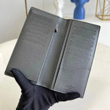 Louis Vuitton LV Wallets/Clutches Top version M30841Gray Book ZippyVertical Wallet【M30842Gray】This Paragraph Brazza The Suit Wallet Men's Wallet Card Holder Short Wallet Wallet Pocket Clip Clutch Mobile Phone Bag Zipper Wallet Handbag