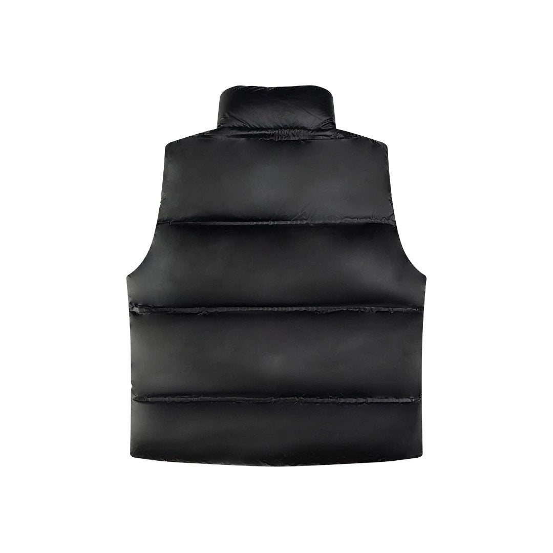 PRADA Down jacket Red Label Vest Down Jacket Casual Loose Versatile Stand Collar White Duck Down Short Sleeveless Coat Unisex24ss New Winter Products