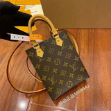 Louis Vuitton LV Women's Bag Top version Don't PETITSACPLAT Presbyopic File Holder Music Scores Bag Mini mini Mobile Phone Bag Tote Bag Tote Bag Shopping Bag Shoulder Women's Crossbody Handbag Women's Bag M694428044945847
