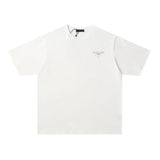 PRADA T-shirt Front Chest Letter Foam Embossed 3D Design LOGO round Neck Short Sleeve25ss New pure cotton T Unisex T-Shirt OS Loose Fit Base Shirt Top Half Sleeve T-Shirt