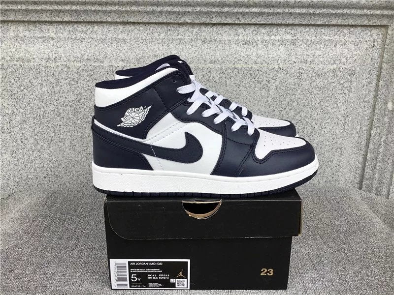 Air Jordan 1 Mid shoes New All-Match Trendy Men's Casual Sports Shoes