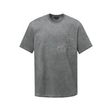 Chrome Hearts T-shirt Chest with Sanskrit Script Embroidery logo round Neck Short Sleeve25ss New pure cotton T Unisex T-Shirt OS Drop Shoulder Loose Fit Base Shirt Top T-Shirt Short Sleeve