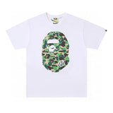 Bape T-shirt Top Version Camouflage Printed Men's and Women's Same Casual Short Sleeve T T-shirt