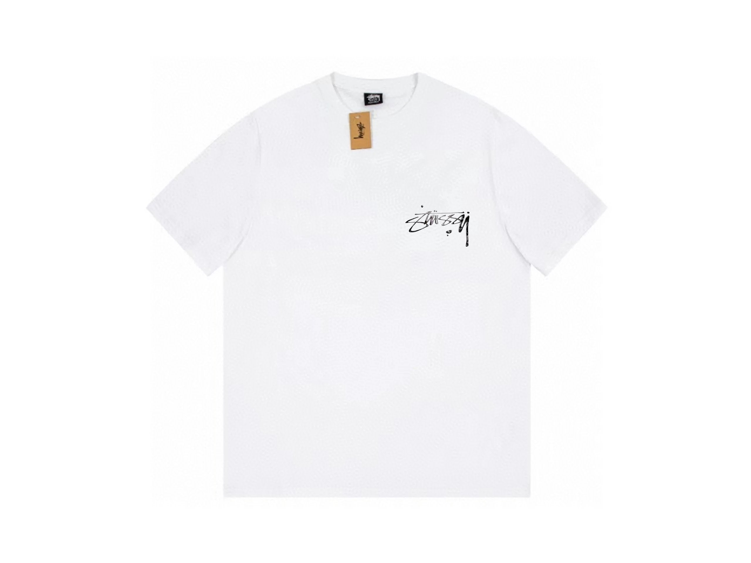 Stussy T-shirt Top Version Maychao2023Joint Fashion Brand Printing Loose Men's and Women's Same High Street Short Sleeve T T-shirt