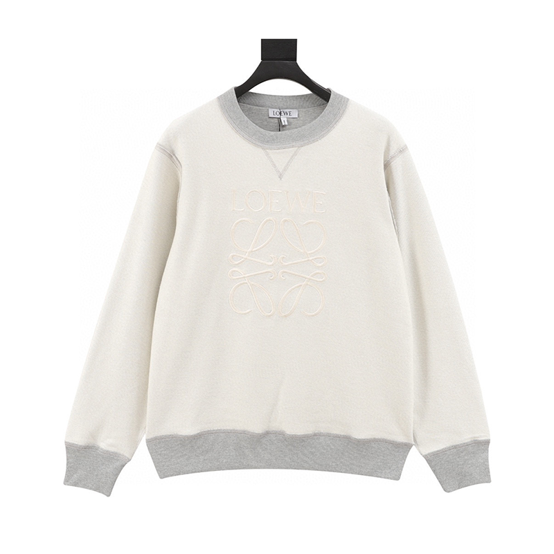 LOEWE Hoodie Classic Reverse Embroidered Sweater Same Style for Men and Women