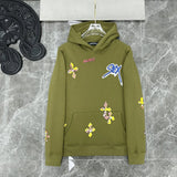 Chrome Hearts Hoodie Cross Hooded Sweater Loose Men's and Women's Zipper Hoodie