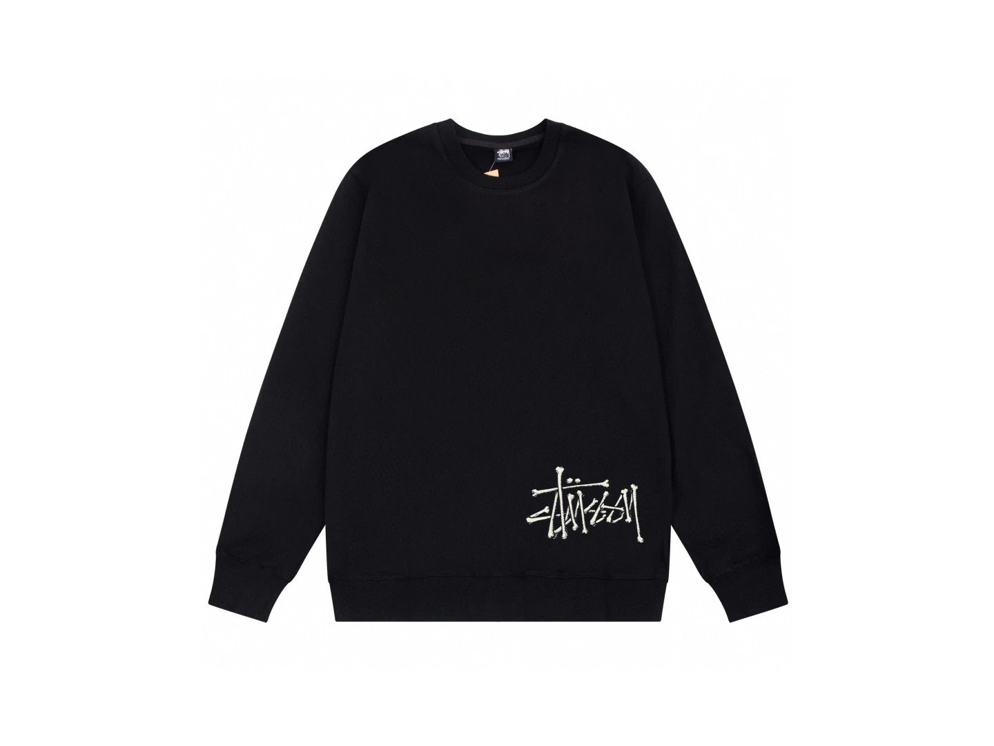 Stussy Hoodie Top Version Classic Dice Series round Neck Sweater Baby Boy and Girl Summer New