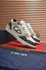 Dior Shoes Men's Shoes New Men's Sports Casual Shoes Classic Mid-Top Women's Shoes Lace-up Couple Sneakers