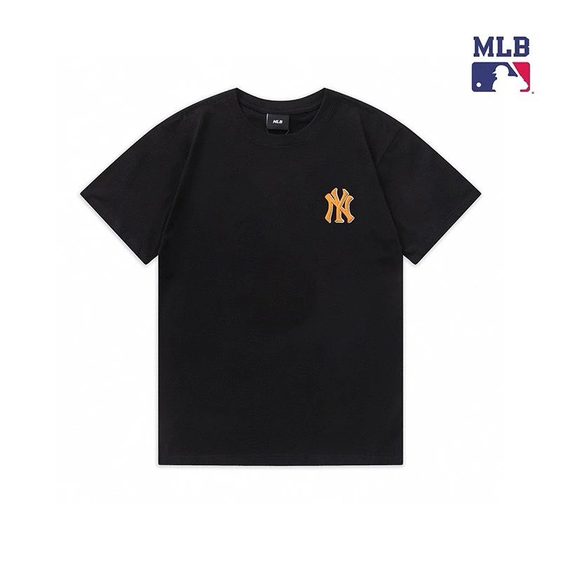 MLB T-shirt Top Version Counter Same Style Pure Cotton Summer Men's and Women's Same Fashion Loose All-Matching2024New Short Sleeve T T-shirt