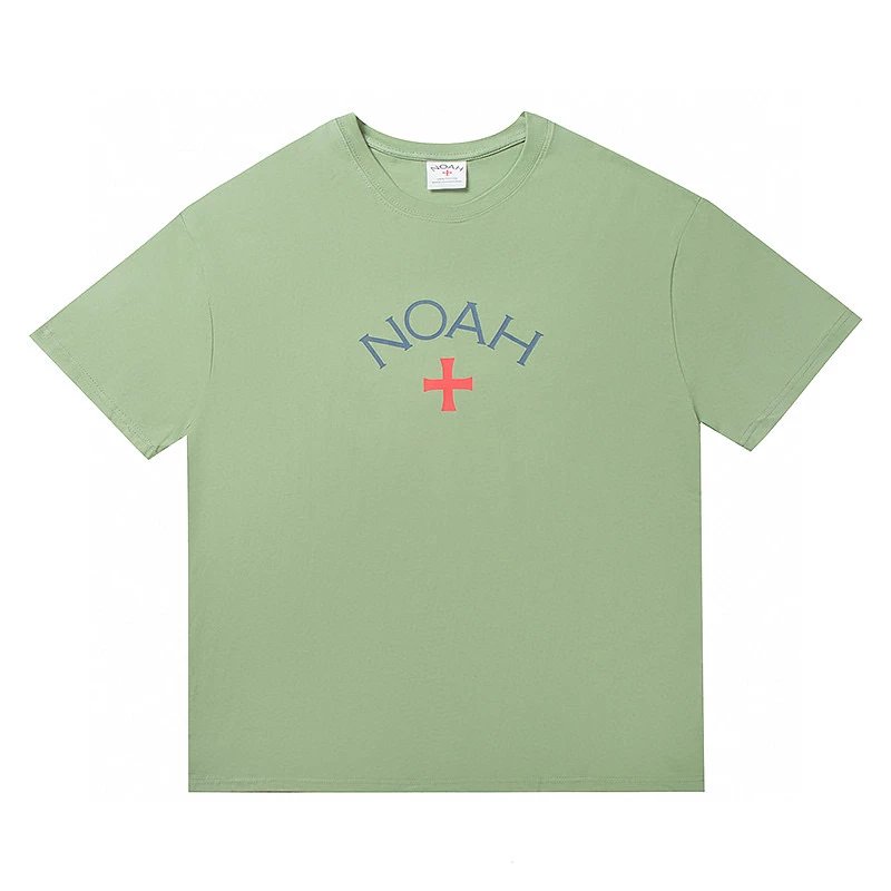 NOAH T-shirt Top Version First Generation Classic Cross Men and Women round Neck Casual Short Sleeve T T-shirt